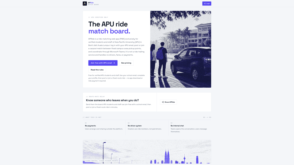 APRide screenshot